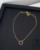 GG UNIQUE GOLD CIRCLE KARMA NECKLACE