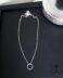 GG UNIQUE SILVER KARMA CIRCLE NECKLACE