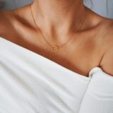 GG UNIQUE GOLD CIRCLE KARMA NECKLACE