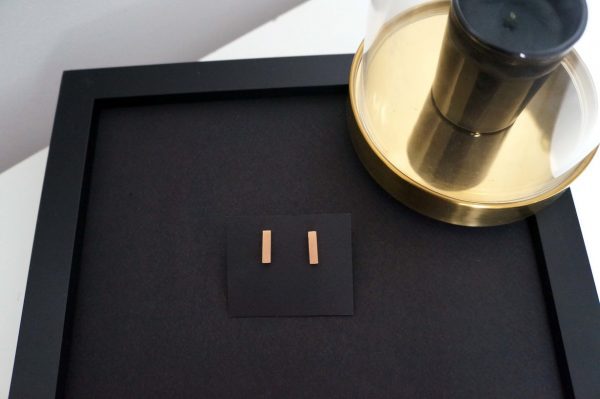 GG UNIQUE GOLD LINE EARRINGS