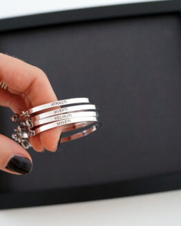Stainless steel brangle bracelet GG UNIQUE