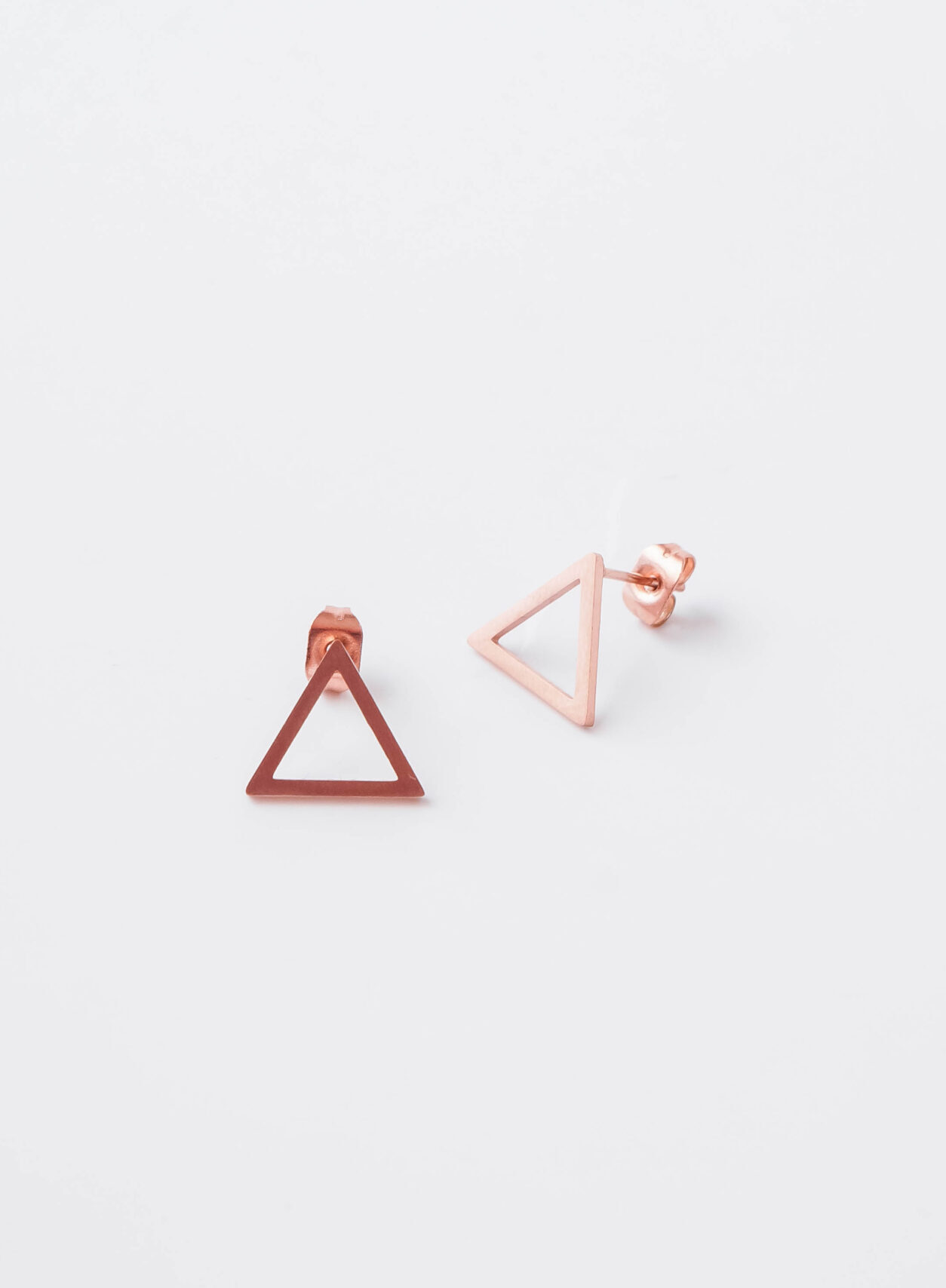 Minimalist triangle earrings -GG Unique