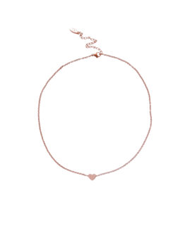 Minimal chain necklace with a heart - GG UNIQUE