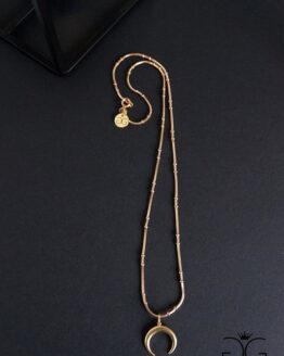 Minimal metal horn gold plated GGU NIQUE