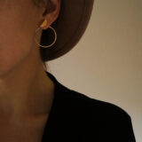 Half-moon double sided earrings GG UNIQUE