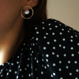 round earrings with pearls GG UNIQUE