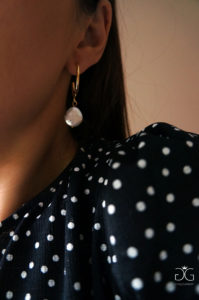 GG UNIQUE KESHI PEARL EARRINGS