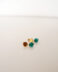 Green emerald swarovski crystal earrings GG UNIQUE