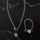 Large chain and pearl mass trendy necklace - GG UNIQUE