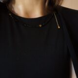 Star necklace with crystals - gg unique