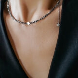 Star necklace from terahertz stone - GG Unique