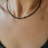 Star necklace with crystals - gg unique