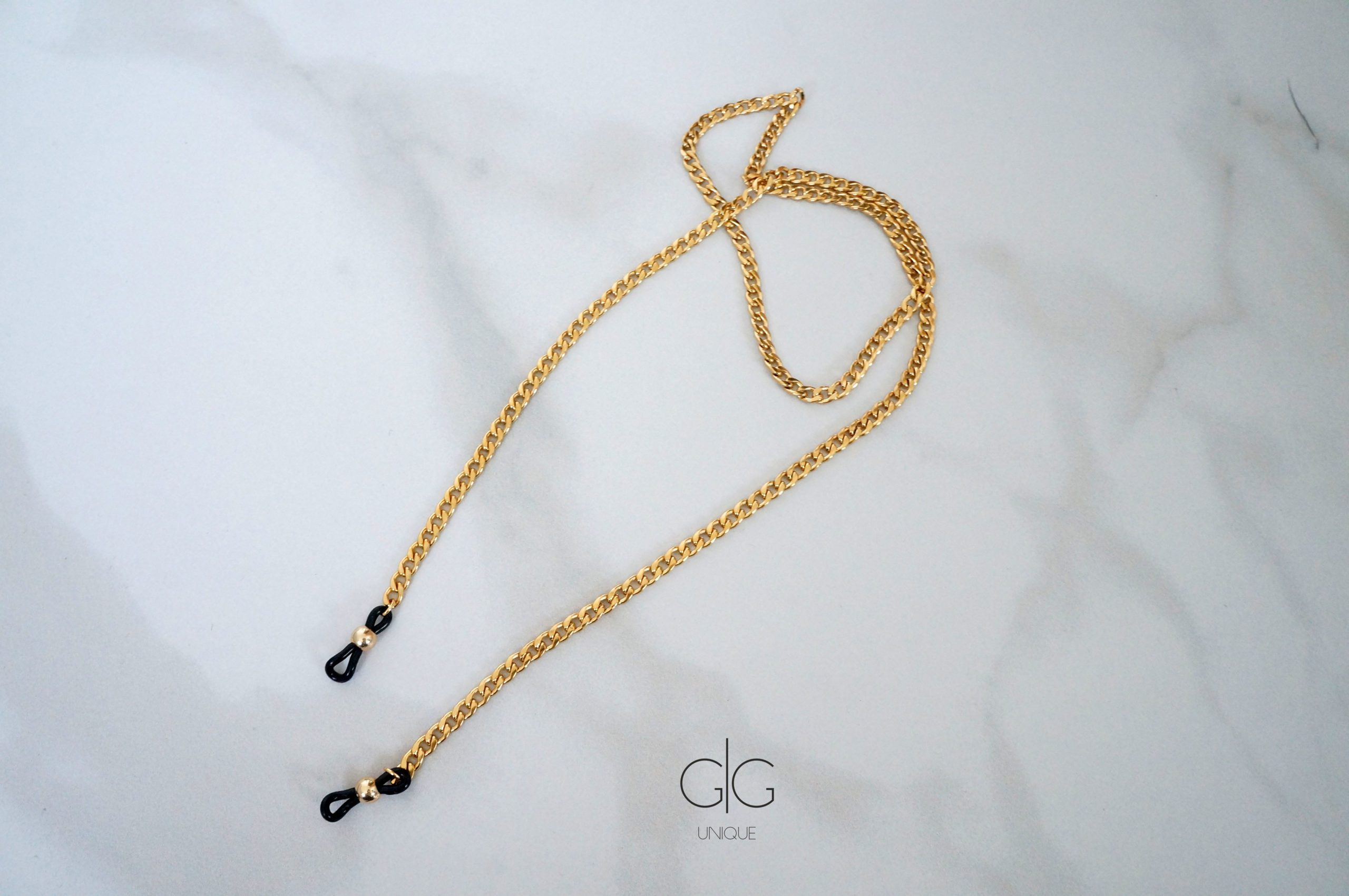 Glasses chain gold plated stainless steel - GG UNIQUE