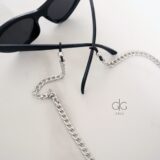 Stainless steel glasses chain - GG UNIQUE