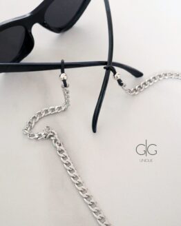 Stainless steel glasses chain - GG UNIQUE