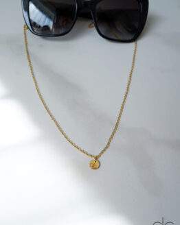Thin glasses chain gold plated stainless steel - GG UNIQUE