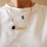 Gold plated stainless steel necklace - NOT SORRY