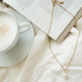 Freshwater pearl necklace with pearl pendants - GG UNIQUE