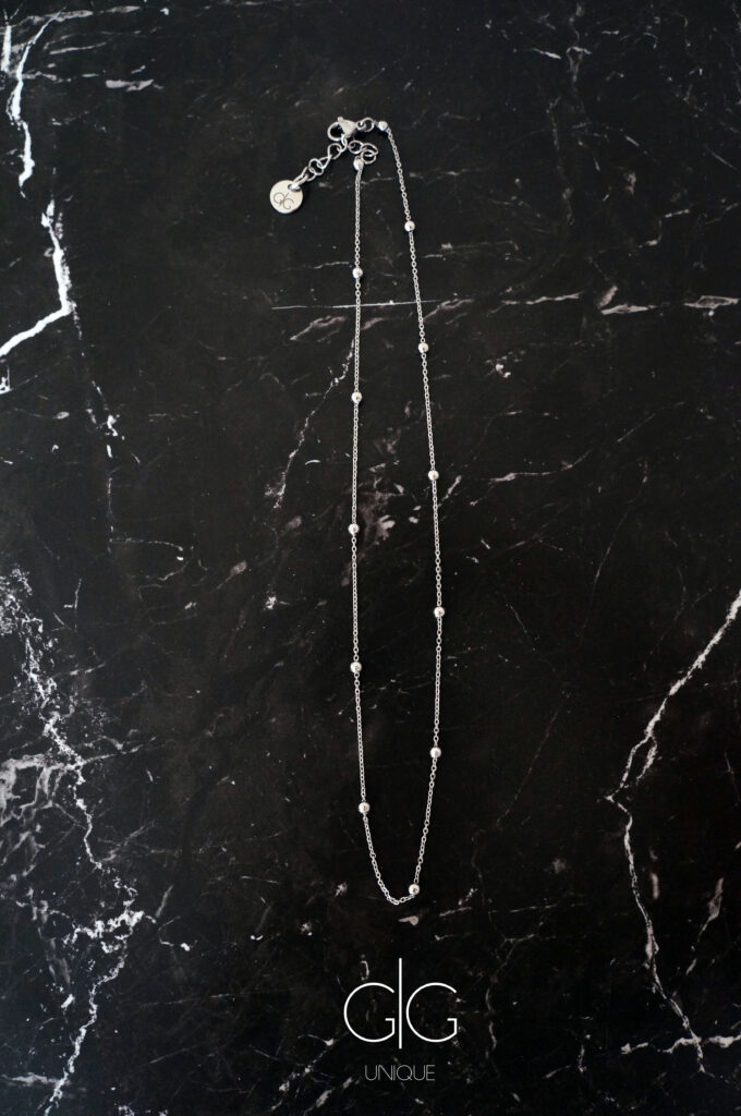 Minimal style bubble chain necklace - GG UNIQUE