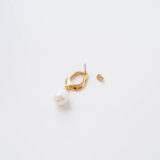 Massive trendy freshwater pearl earrings - Image 4