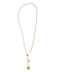 Freshwater pearl necklace with locker pendant - GG UNIQUE