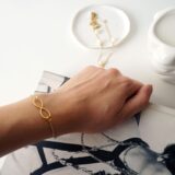 Minimal gold infinity bracelet - GG UNIQUE