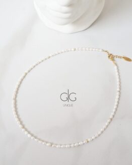 Delicate small pearl necklace - GG UNIQUE
