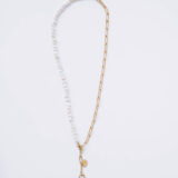 Freshwater pearl necklace with locker pendant - GG UNIQUE