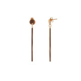 Minimal style long gold stick earrings - GG UNIQUE