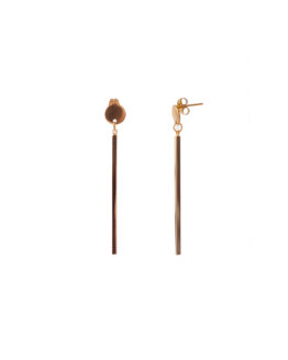Minimal style long gold stick earrings - GG UNIQUE
