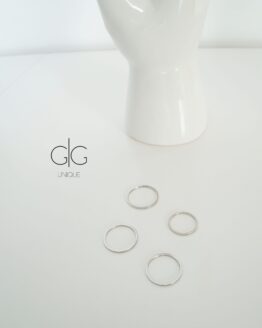 Modern minimal silver ring - GG UNIQUE