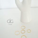 Modern minimal gold ring - GG UNIQUE