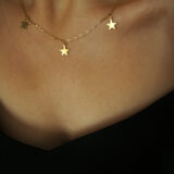 Minimal star necklace in gold GG UNIQUE