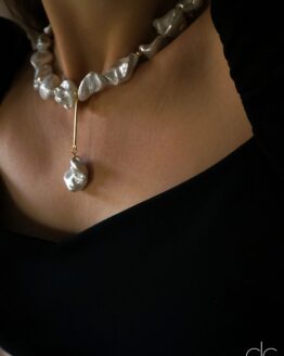 Exclusive large pearl mass necklace - GG UNIQUE