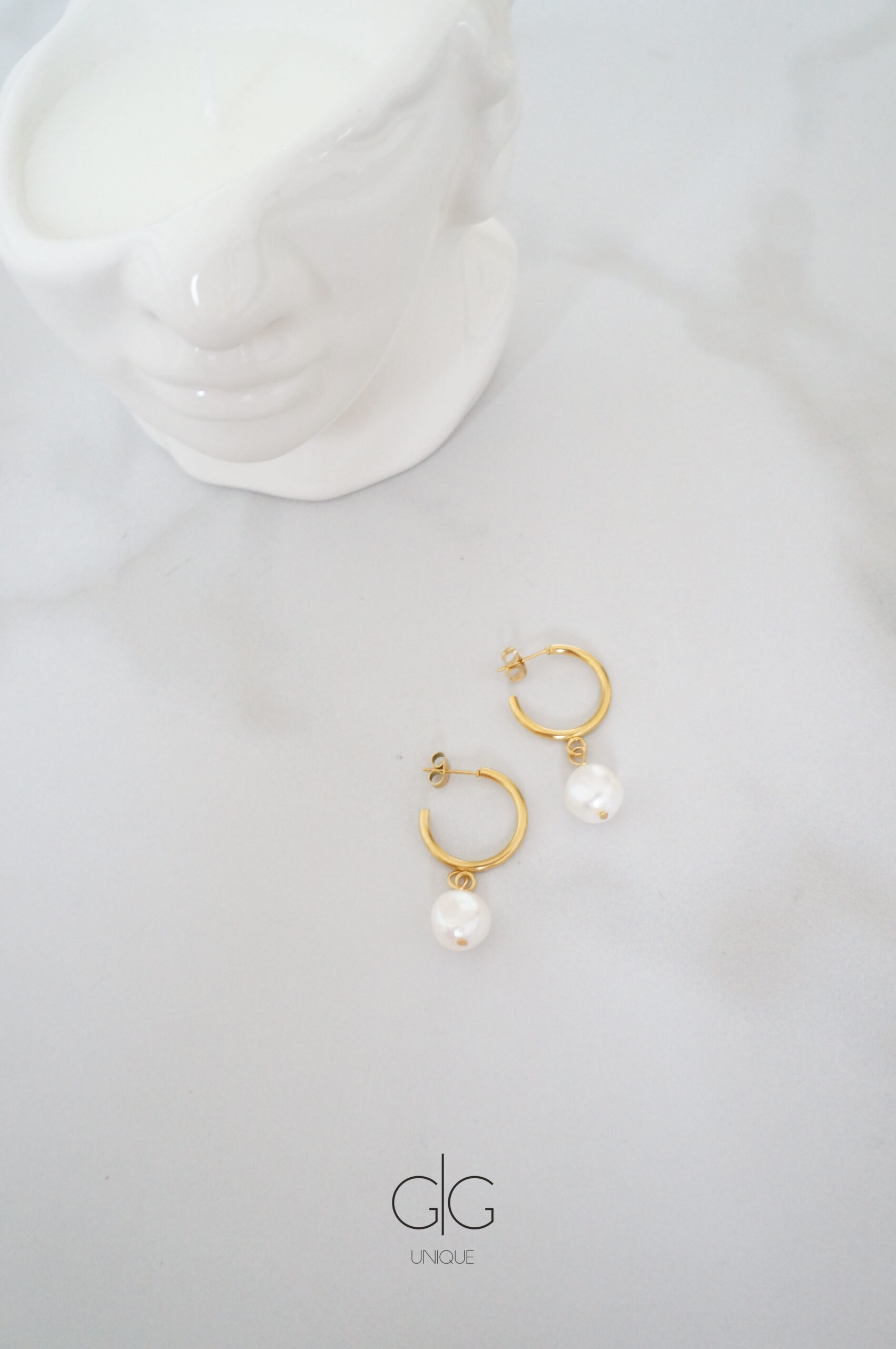 JAUZA Natural Freshwater Pearl Earrings – HACKNEY NINE Jewellery