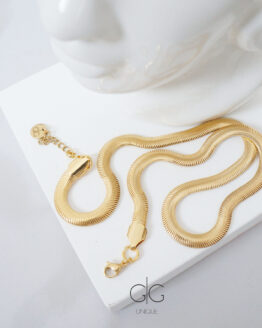Minimal snake style necklace chain