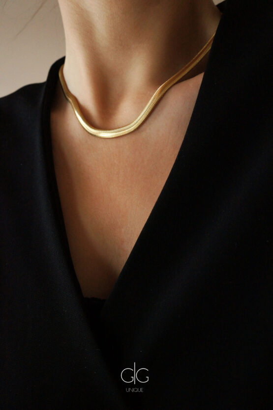 Minimal snake style necklace chain
