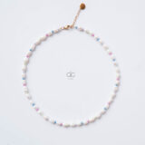 Pearl and vibrant color necklace - GG UNIQUE