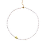 Trendy smile and pearl necklace - GG Unique