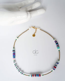 Trendy colorful LOVER necklace - GG UNIQUE