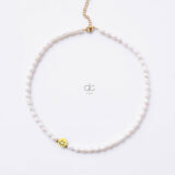 Trendy smile and pearl necklace - GG Unique