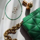 Mini golden hoop earrings with bubble ending - GG UNIQUE