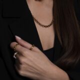 Exclusive line freshwater pearls choker - GG Unique