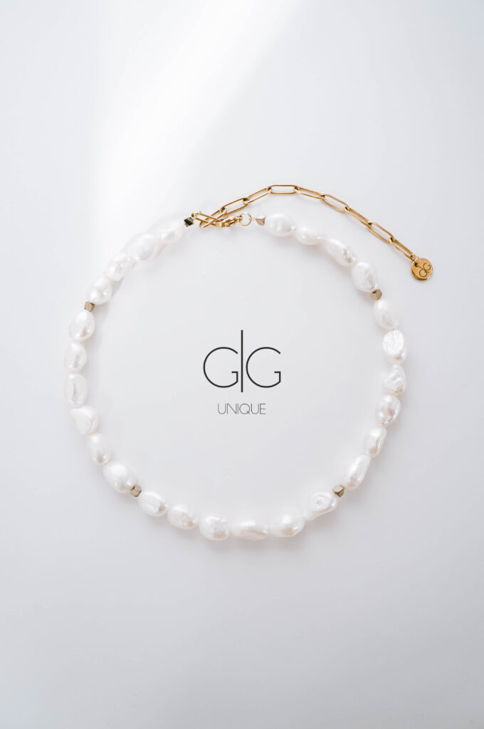 Exclusive line freshwater pearls choker - GG Unique