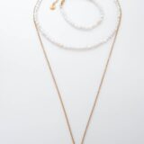 Delicate small pearl jewelry set - GG Unique