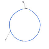 Blue crystals star necklace - GG Unique