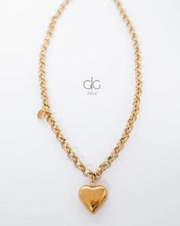 Massive chain with heart - GG Unique