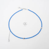 Blue crystals star necklace - GG Unique