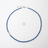 Blue lazurite stone necklace - GG Unique