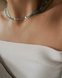 Apatite stone necklace - GG Unique